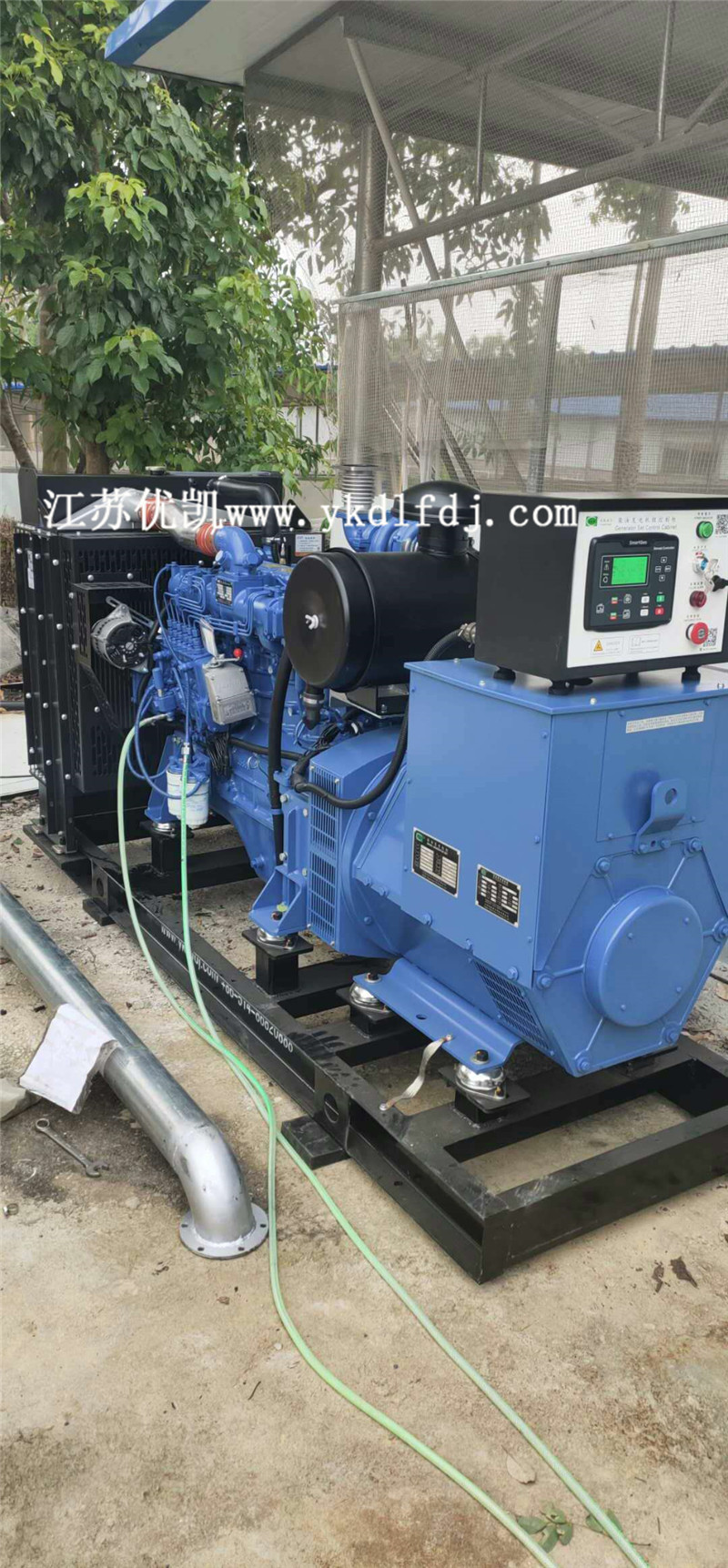 2020年10月13日，150KW玉柴發(fā)電機(jī)組交付廣西某養(yǎng)殖場(chǎng)使用