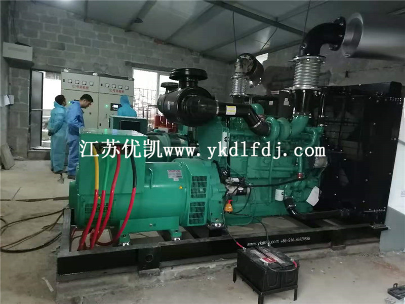 2020年11月14日，400KW重慶康明斯發(fā)電機(jī)組2臺(tái)并機(jī)交付養(yǎng)殖公司使用
