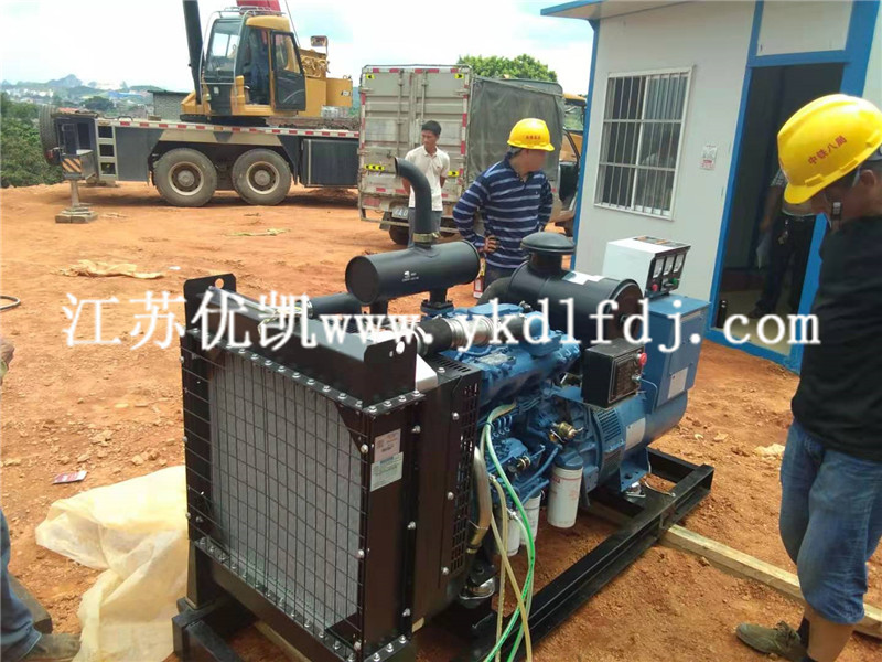 2021年8月18日，玉柴發(fā)電機(jī)組100KW交付廣西橫縣工地使用