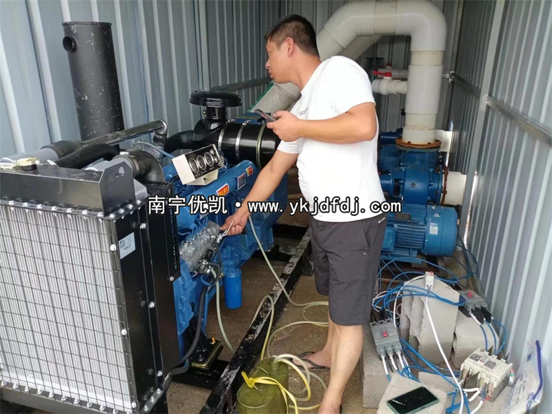 2023年6月16日，120kw濰坊雷納柴油發(fā)電機組送貨欽州養(yǎng)蝦場