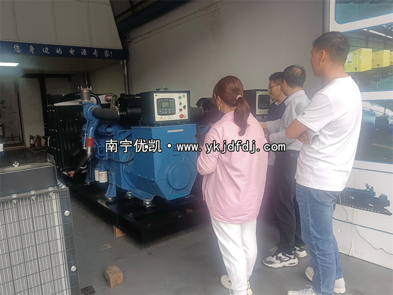 2024年3月18日，越南客戶到南寧店鋪學(xué)習(xí)柴油發(fā)電機組使用及相關(guān)知識