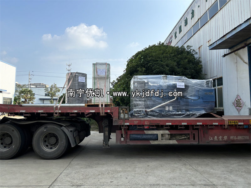 2024年9月18日，梧州藤縣項目315kw玉柴發(fā)電機(jī)組裝車發(fā)貨