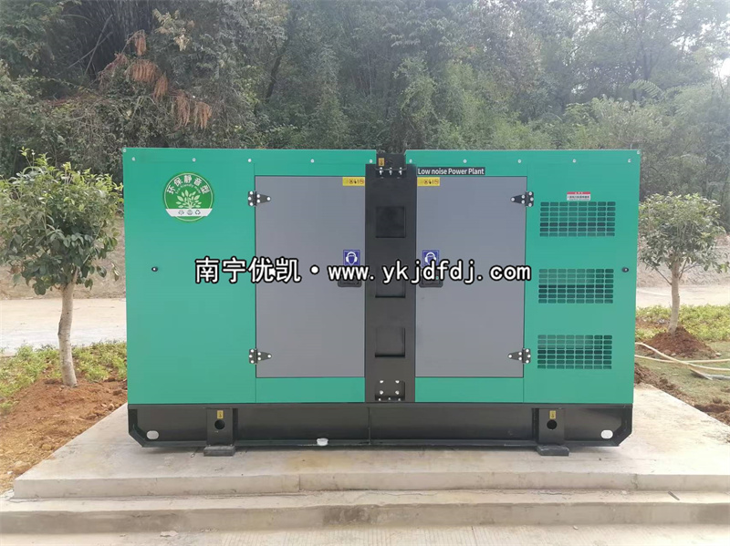 2024年11月21日，平果項目160kw低噪音柴油發(fā)電機組到貨試機